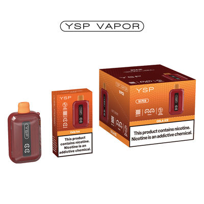 500mAh 15ml 10000 Puff Vape Type C oplaadbare vape doos met scherm