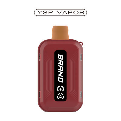 10000 puffs 12 ml wegwerp E-sigaret met verstelbare luchtstroom en batterij & vloeibaar slim scherm