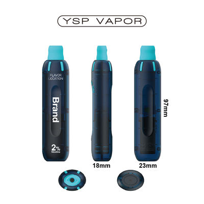 Mesh Coil Vape Pen TPD Compliant 2% Nicotine voor intense smaak en wolken - 600 puffs Ultra-smooth, siliconen mondstuk,gemakkelijk te gebruiken, geen opladen nodig