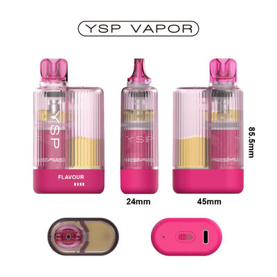 Crystal Bar 30K Puffs ️ Mesh Coil Wegwerp vape, 650mAh Langdurig, zichtbaar e-juice, met kindervergrendeling en verstelbare luchtstroom