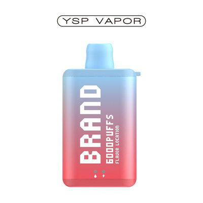 10 ml 6000 Puff Vape E Cigarette Oplaadbare Wegwerp Vape Doos