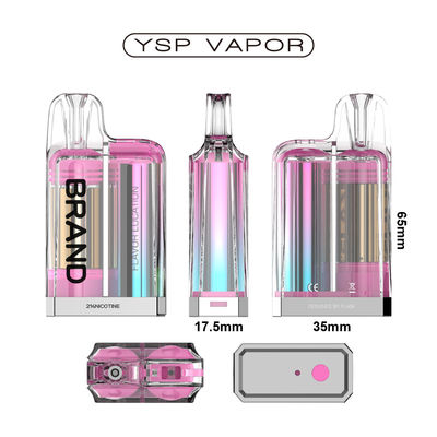 TPD-conform Wegwerppod met voorgevulde mesh spoel kind slot 2 ml vloeibare kristallen ontwerp