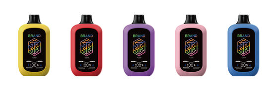 15mL/15K Puffs Oplaadbare Wegwerp Vape Ultra-Lang Duurzaam - LED-scherm & smaak aanpassing & verstelbare luchtstroom