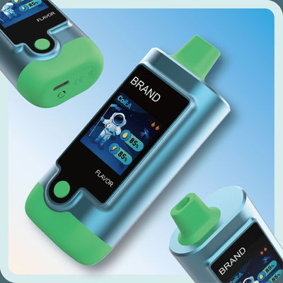 Ervaar het beste van vapen met 20000-40000 puffs wegwerp vape met dubbele gaas spoelen en 1,44 ̊ TFT display